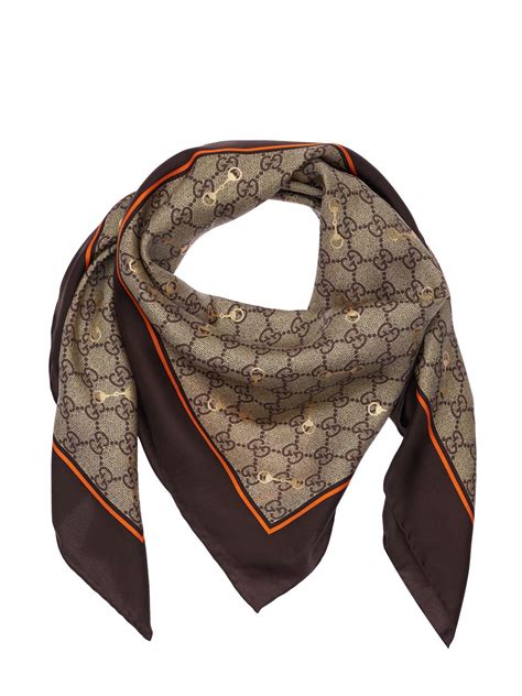 foulard gucci con logo|Gucci Foulard .